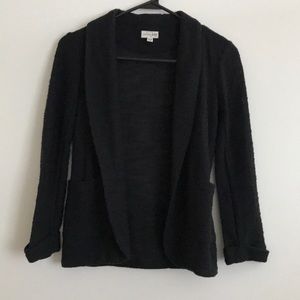 Madison Jules Black Sweater Blazer